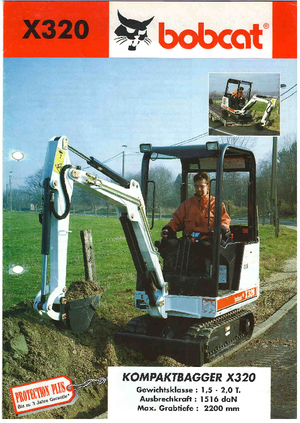 Minirypadla Bobcat X 320