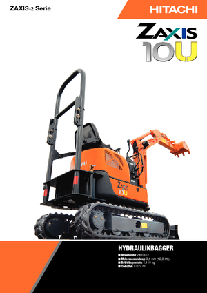 Minirypadla Hitachi ZX10U-2