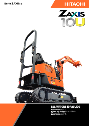 Minirypadla Hitachi ZX10U-2