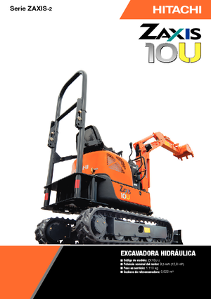 Minirypadla Hitachi ZX10U-2