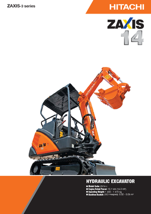 Minirypadla Hitachi ZX 14-3