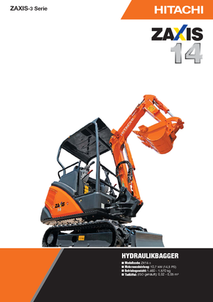Minirypadla Hitachi ZX 14-3