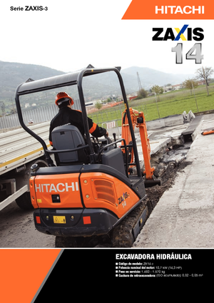Minirypadla Hitachi ZX 14-3