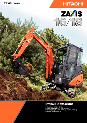 Minirypadla Hitachi ZX 18-3
