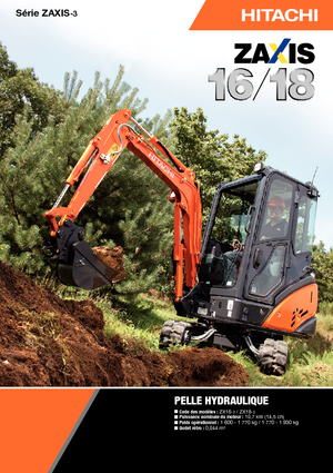 Minirypadla Hitachi ZX 18-3