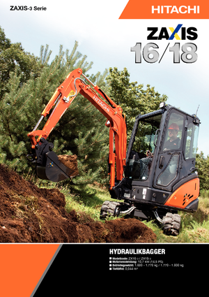 Minirypadla Hitachi ZX 18-3