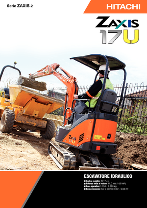 Minirypadla Hitachi ZX 17 U-2