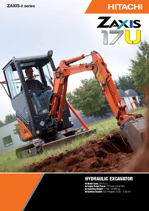 Minirypadla Hitachi ZX 17 U-2