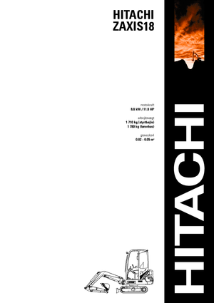 Minirypadla Hitachi ZX 18