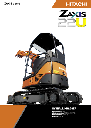 Minirypadla Hitachi ZX 22 U-2