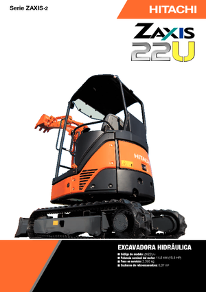 Minirypadla Hitachi ZX 22 U-2