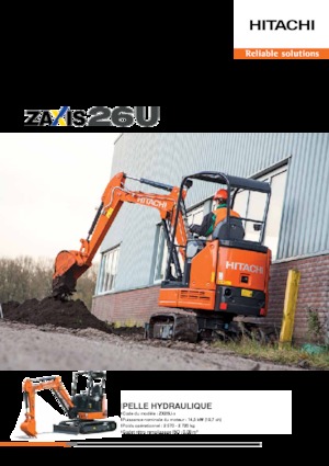 Minirypadla Hitachi ZX26U-5