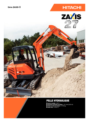 Minirypadla Hitachi ZX 27-3