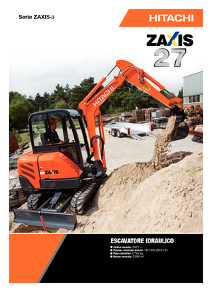 Minirypadla Hitachi ZX 27-3