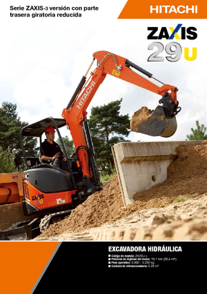 Minirypadla Hitachi ZX 29 U 3