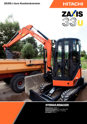 Minirypadla Hitachi ZX 33 U 3