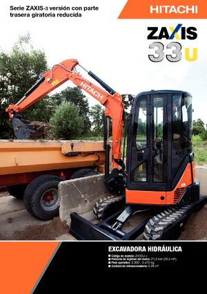Minirypadla Hitachi ZX 33 U 3