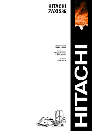 Minirypadla Hitachi ZX 35 U-2