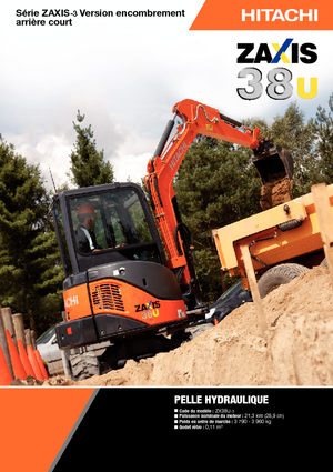 Minirypadla Hitachi ZX 38 U 3