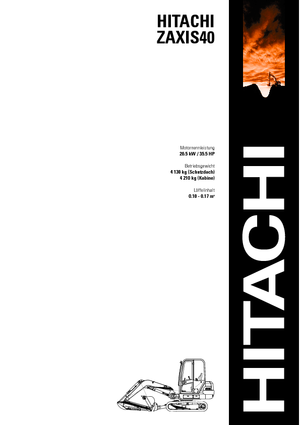 Minirypadla Hitachi ZX 40