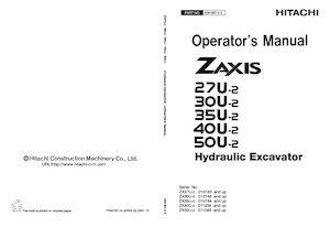 Minirypadla Hitachi ZX 40 U-2