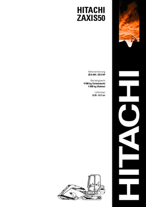 Minirypadla Hitachi ZX 50