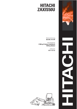Minirypadla Hitachi ZX 50 U