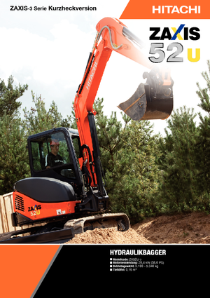 Minirypadla Hitachi ZX 52 U 3