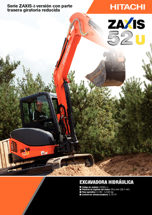 Minirypadla Hitachi ZX 52 U 3