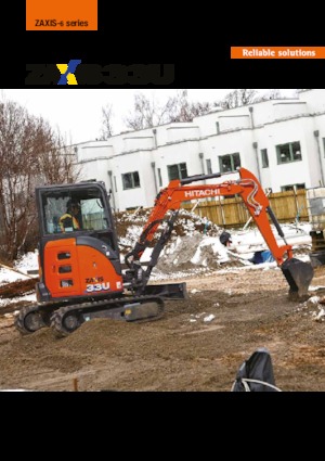 Minirypadla Hitachi ZX33U-6