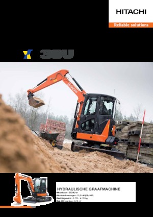 Minirypadla Hitachi ZX38U-5A