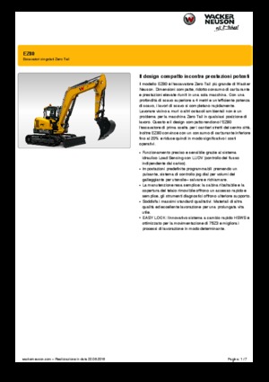Pásová rypadla Wacker Neuson EZ80