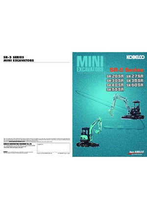 Minirypadla Kobelco SK 35 SR 5
