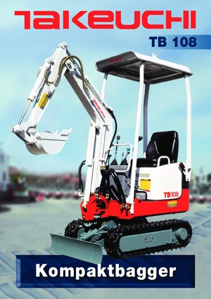 Minirypadla Takeuchi TB 108 Hybrid