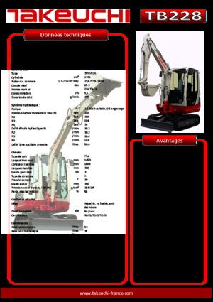 Minirypadla Takeuchi TB 228 