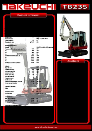 Minirypadla Takeuchi TB 235