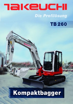 Minirypadla Takeuchi TB 260