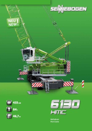 Mobilní jeřáby s příhradovým výložníkem Sennebogen 6130 HMC