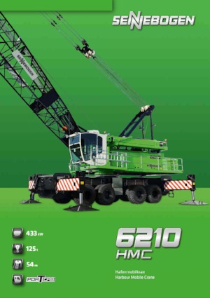 Mobilní jeřáby s příhradovým výložníkem Sennebogen 6210 HMC