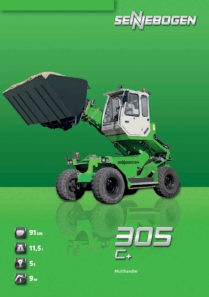 Mobilní jeřáby s teleskopickým výložníkem Sennebogen 305 C+