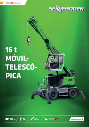 Mobilní jeřáby s teleskopickým výložníkem Sennebogen 613E