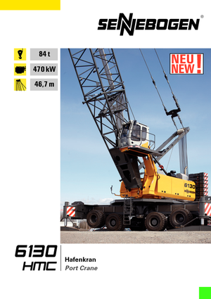 Mobilní jeřáby s příhradovým výložníkem Sennebogen 6130 HMC