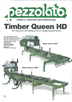 Mobilní pily Pezzolato Timber Queen HD 7