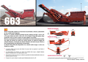 Mobilní třídiče Terex-Finlay 663 Supertrak