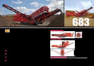 Mobilní třídiče Terex-Finlay 683