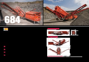 Mobilní třídiče Terex-Finlay 684 - 3 Deck