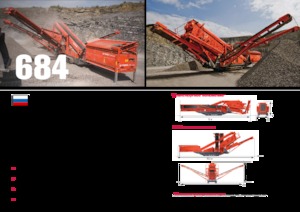 Mobilní třídiče Terex-Finlay 684 - 3 Deck