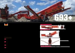 Mobilní třídiče Terex-Finlay 693+