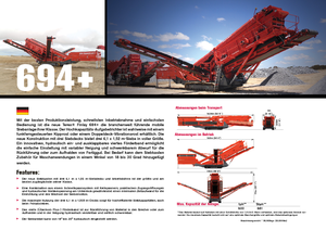 Mobilní třídiče Terex-Finlay 694 Supertrak
