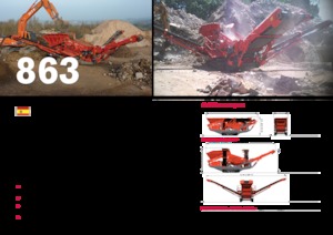 Mobilní třídiče Terex-Finlay 863+